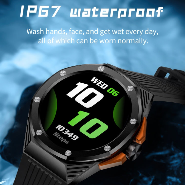 HT8 1.46 inch Round Screen Bluetooth Smart Watch, Support Health Monitoring & 100+ Sports Modes & Alipay