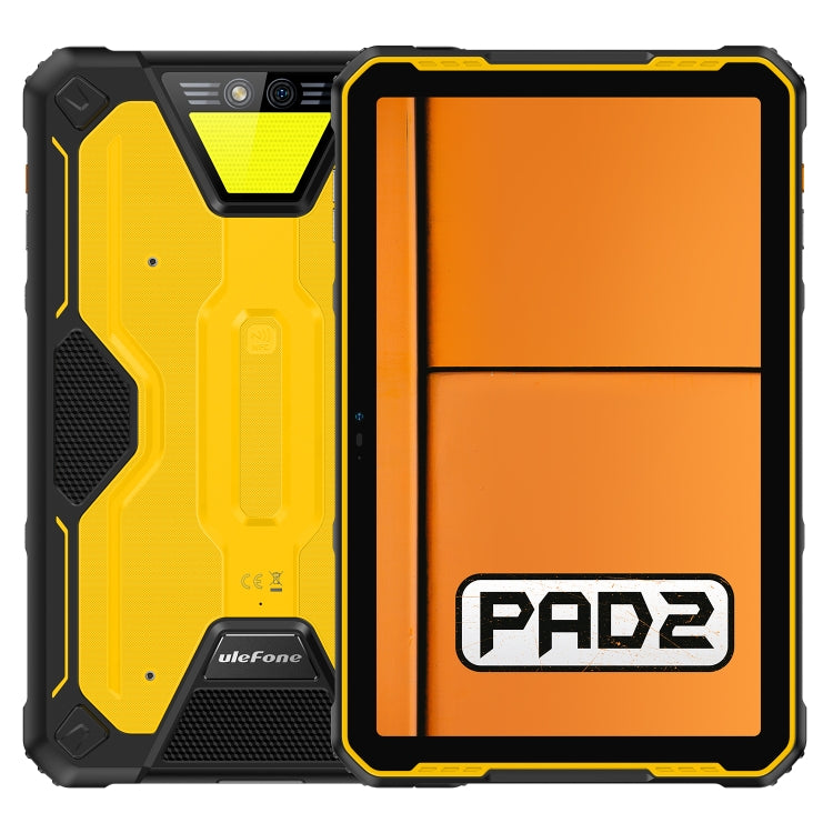 Ulefone Armor Pad 2 Rugged Tablet PC, 16GB+256GB 11 inch Android 13 MediaTek Helio G99 Octa Core 4G Network, US Plug, Armor Pad 2, Armor Pad 2 (Yellow), UK Plug