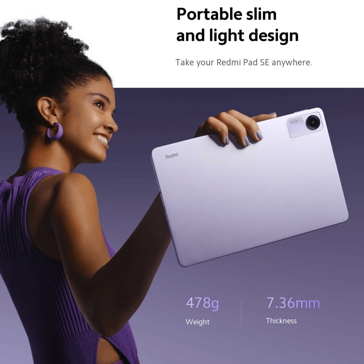 Xiaomi Redmi Pad SE 11 inch, MIUI Pad 14 OS Qualcomm Snapdragon 680 Octa Core, Not Support Google Play, 6GB+128GB, 8GB+128GB, 8GB+256GB