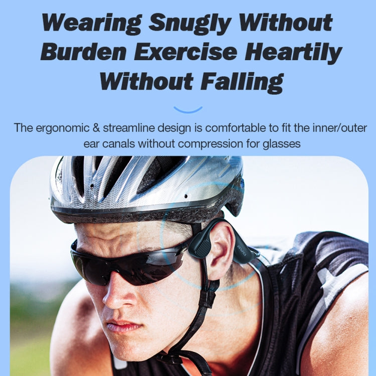 AWEI A895BL Air Conduction Luminous Sports Bluetooth Earphones, A895BL