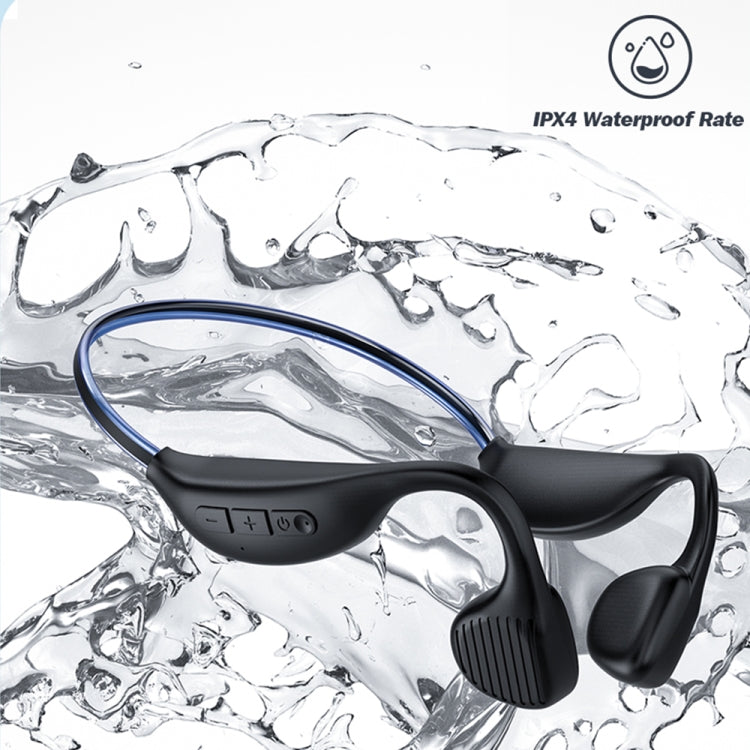 AWEI A895BL Air Conduction Luminous Sports Bluetooth Earphones, A895BL