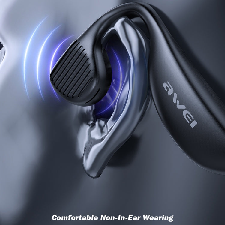 AWEI A895BL Air Conduction Luminous Sports Bluetooth Earphones, A895BL