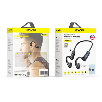 AWEI A896BL Air Conduction Sports Bluetooth Earphones Support TF Card, A896BL