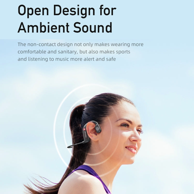 AWEI A897BL Air Conduction Noise Reduction Sports Bluetooth Earphones, A897BL