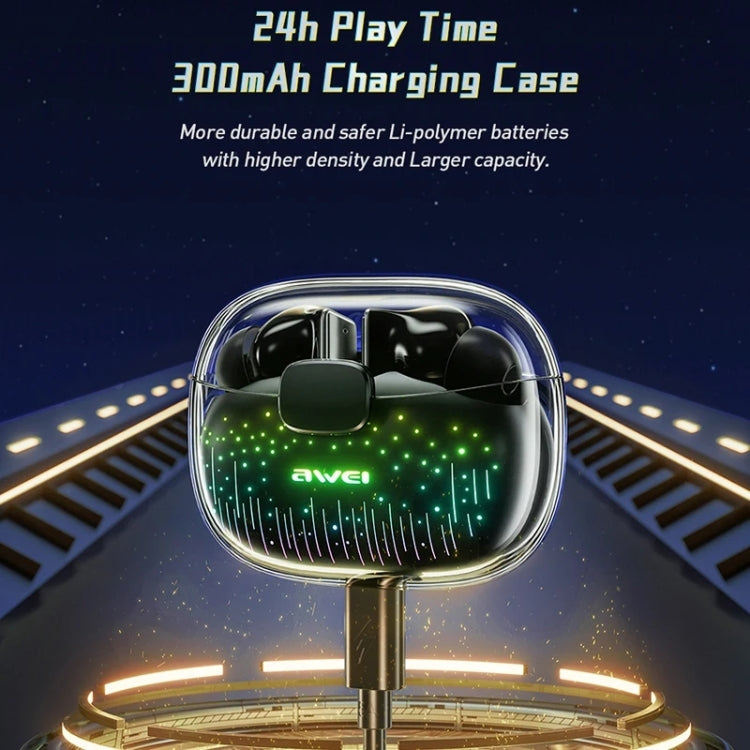 awei T52 ANC TWS Gaming Bluetooth Earbuds, T52