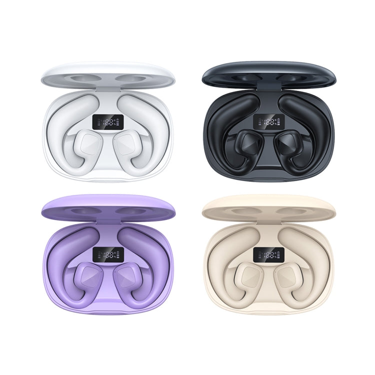 awei T67 Air Conduction TWS Bluetooth Earbuds, T67 Black, T67 White, T67 Purple, T67 Khaki