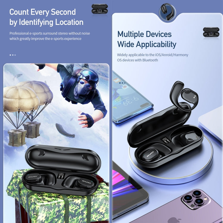 awei T69 Air Conduction Sport TWS Bluetooth Earbuds