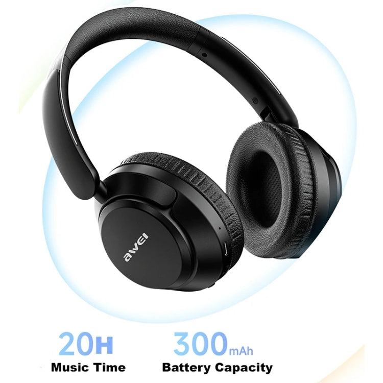 AWEI A360BL Foldable Wireless Bluetooth Gaming Headset, A360BL