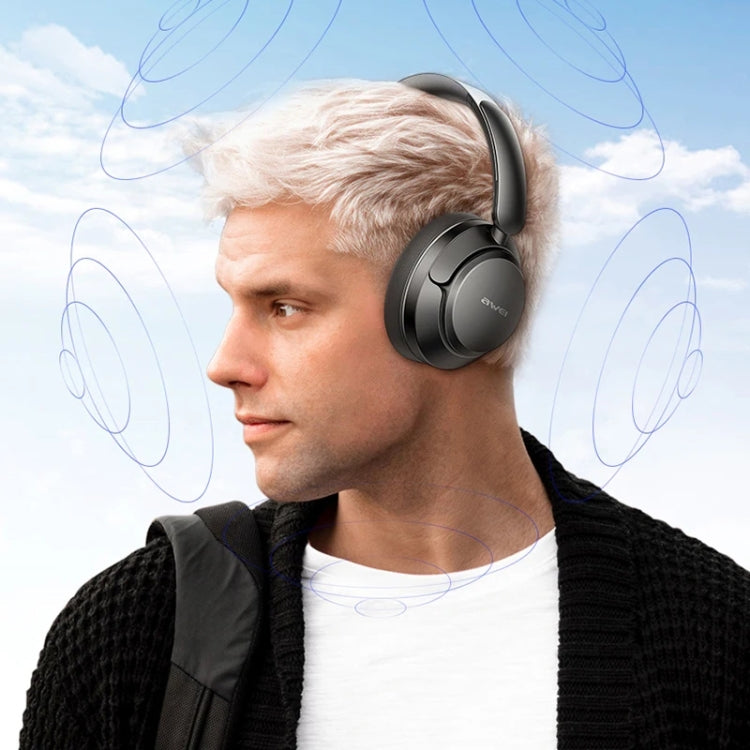 AWEI A360BL Foldable Wireless Bluetooth Gaming Headset, A360BL