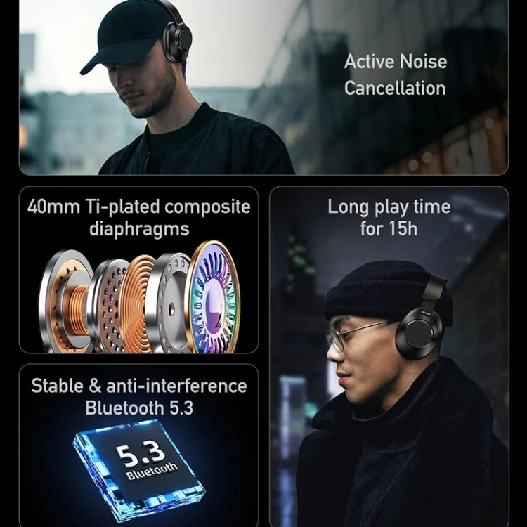 AWEI A997 Pro Active Noise Reduction Wireless Headset, A997 Pro