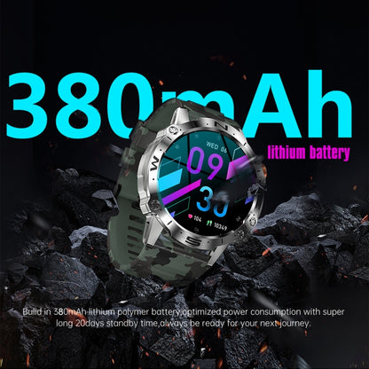 K59 IP67 BT5.0 1.43inch Smart Watch Support Voice Call / Sleep Detection