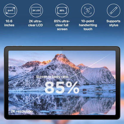 Lenovo K10 Pro 10.6 inch WiFi Tablet, Android 12, MediaTek Helio G80 Octa Core, Support Face Identification, WiFi 4GB+64GB, WiFi 4GB+128GB