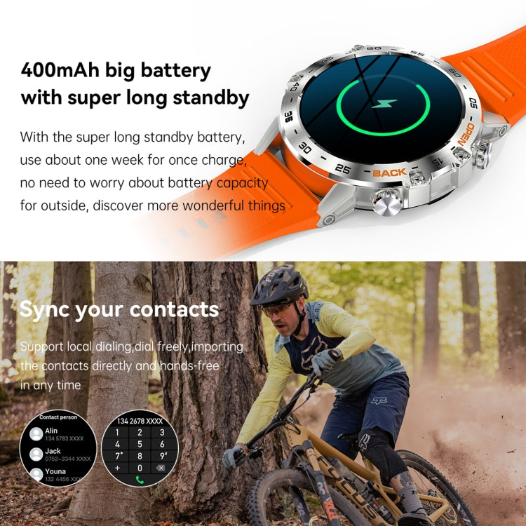 K52 1.39inch BT5.0 Smart Watch Support Heart Rate/ Sleep Detection