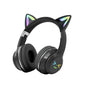 BT612 LED Cat Ear Single Sound Folding Bluetooth Earphone with Microphone