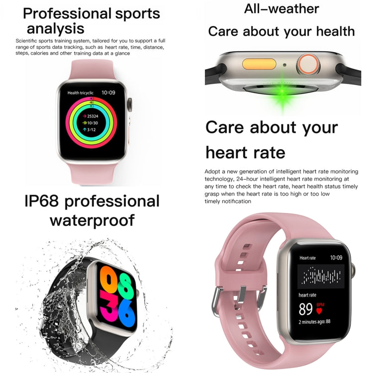 Q9 Smart Bracelet, 2.01 inch Waterproof Smart Watch, BT Call / Heart Rate / Blood Pressure / Blood Oxygen