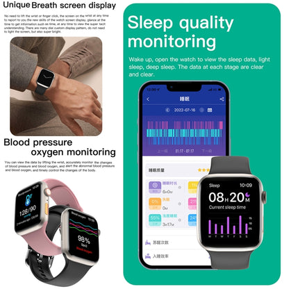 Q9 Smart Bracelet, 2.01 inch Waterproof Smart Watch, BT Call / Heart Rate / Blood Pressure / Blood Oxygen