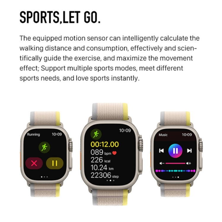 S800 Ultra Max Smart Bracelet, 1.5 inch Silicone Band Smart Watch, Bluetooth Call / Heart Rate / Blood Pressure / Blood Oxygen