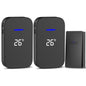 C302B One to Two Home Wireless Doorbell Temperature Digital Display Remote Control Elderly Pager, US Plug, EU Plug, UK Plug