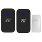 C302B One to Two Home Wireless Doorbell Temperature Digital Display Remote Control Elderly Pager, US Plug, EU Plug, UK Plug