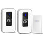 C303B One to Two Home Wireless Doorbell Temperature Digital Display Remote Control Elderly Pager, US Plug, EU Plug, UK Plug