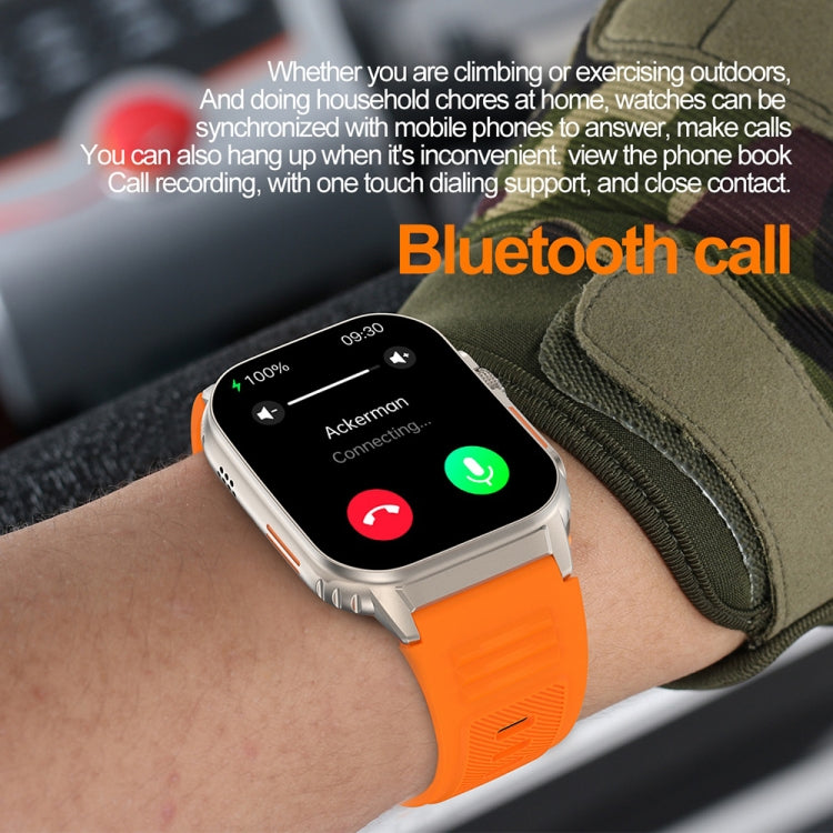 G41 Smart Bracelet, 2.01 inch IP67 Waterproof Smart Watch, Bluetooth Call / Heart Rate / Non-invasive Blood Glucose / HRV / MET