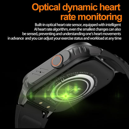 G41 Smart Bracelet, 2.01 inch IP67 Waterproof Smart Watch, Bluetooth Call / Heart Rate / Non-invasive Blood Glucose / HRV / MET