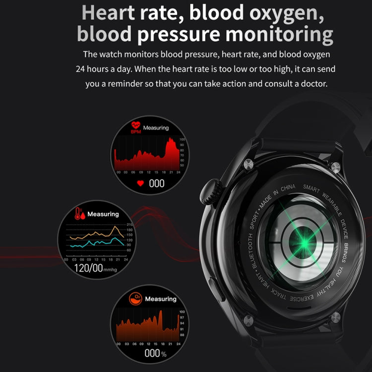 TM05 Pro Smart Bracelet, 1.46 inch Silicone Band IP67 Waterproof Smart Watch, Bluetooth Call / Heart Rate / Blood Pressure / Blood Oxygen, Silicone Band