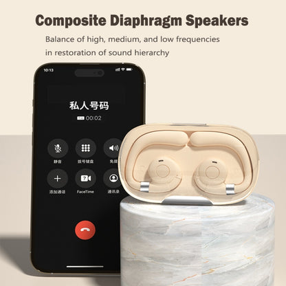 HF02 Ear Clip Bone Conduction TWS Noise Reduction Bluetooth Earphone