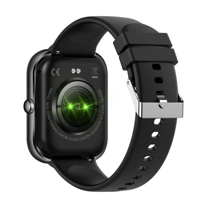 AK58 1.96 inch Screen Bluetooth Smart Watch, Support Health Monitoring & 100+ Sports Modes, Silicone Band, Steel Band