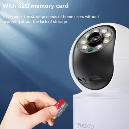 Yesido KM10 2.0MP Full Color Day and Night Smart Camera, UK Plug, EU Plug