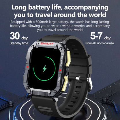 YK01 1.83 inch Smart Sports Call Watch, Heart Rate / Blood Pressure / Blood Oxygen