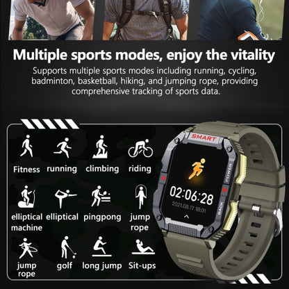 YK01 1.83 inch Smart Sports Call Watch, Heart Rate / Blood Pressure / Blood Oxygen