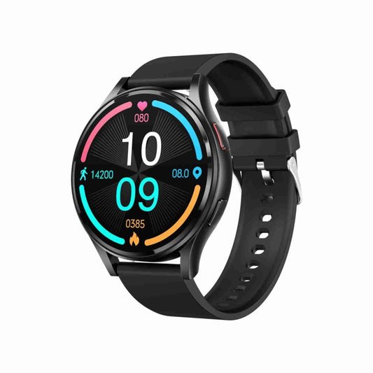 1.43 inch Silicone Strap Bluetooth Call Smart Watch Support ECG / Non-invasive Blood Sugar, Silicone Strap Black, Silicone Strap Light Yellow