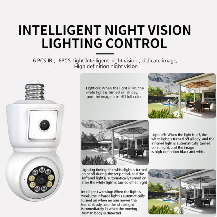 DP44 Bulb-type Motion Tracking Night Vision Smart Camera Supports Voice Intercom, DP44