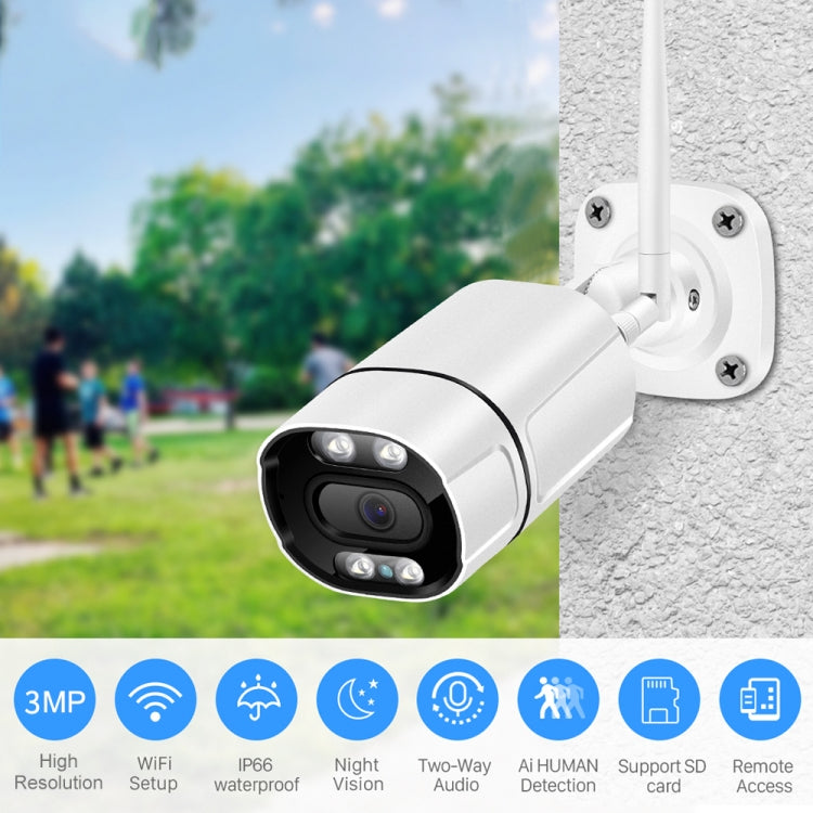 Q39 Motion Tracking Night Vision Smart Camera Supports Voice Intercom, US Plug, EU Plug, AU Plug, UK Plug