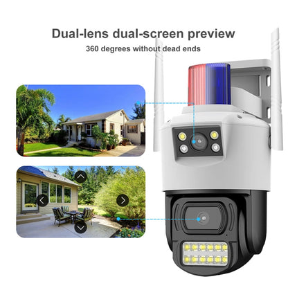 QX105 2MP Outdoor Waterproof WiFi Dual Lens Surveillance Camera, QX105