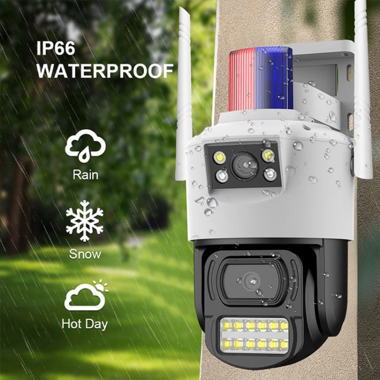 QX105 2MP Outdoor Waterproof WiFi Dual Lens Surveillance Camera, QX105