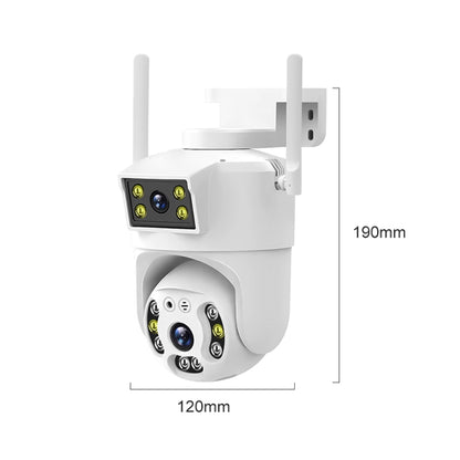 QX106 2MP Outdoor Waterproof WiFi Dual Lens Surveillance Camera, QX106