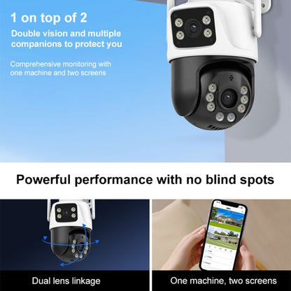 QX101 6MP WiFi Dual Camera Supports Two-way Voice Intercom & Infrared Night Vision, QX101