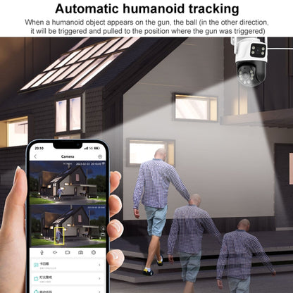QX101 6MP WiFi Dual Camera Supports Two-way Voice Intercom & Infrared Night Vision, QX101