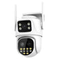 QX104 3MP WiFi Triple Camera Supports Human Face Recognition & AI Alarm, QX104