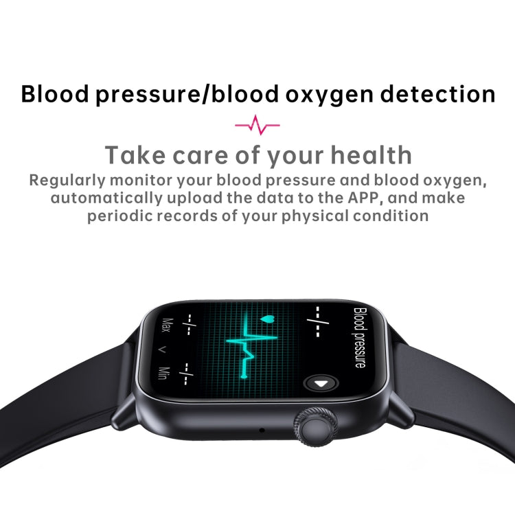 QS08 PRO 1.83 inch BT5.2 Smart Sport Watch, Support Sleep / Heart Rate / Blood Oxygen / Temperature / Blood Pressure Health Monitor