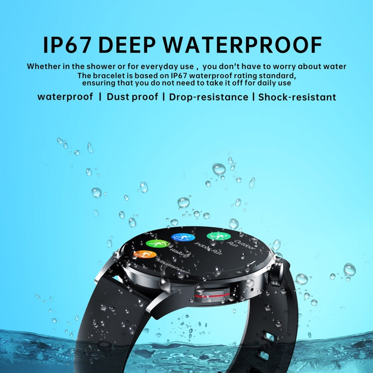 DM14 1.32 inch BT5.2 Smart Sport Watch, Support Bluetooth Call / Sleep / Blood Oxygen / Temperature / Heart Rate / Blood Pressure Health Monitor