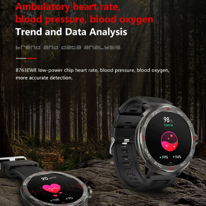 QS90 1.39 inch BT5.0 Smart Sport Watch, Support Bluetooth Call / Sleep / Blood Oxygen / Temperature / Heart Rate / Blood Pressure Health Monitor / Water Reminder