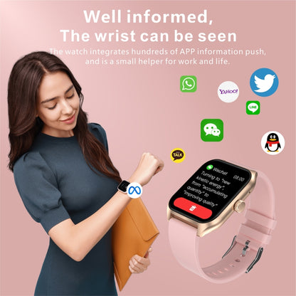 Qx5 1.96 inch BT5.2 Smart Sport Watch, Support Bluetooth Call / Sleep / Blood Oxygen / Temperature / Heart Rate / Blood Pressure Health Monitor