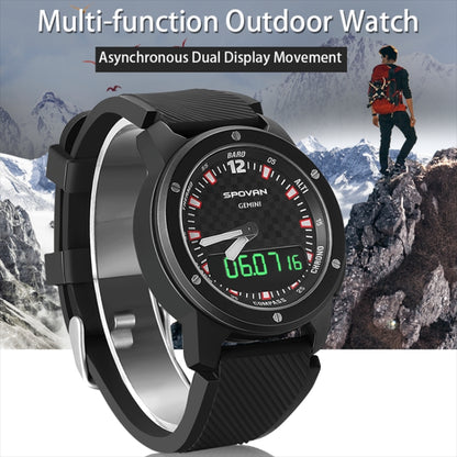 SPOVAN Gemini Outdoor Mountaineering Altitude Barometric Waterproof Sports Watch