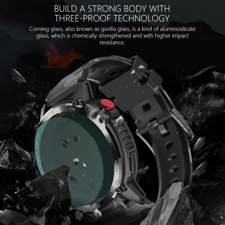 C22 1.6 inch Round Screen Bluetooth Smart Watch, Support Health Monitoring & 24 Sports Modes