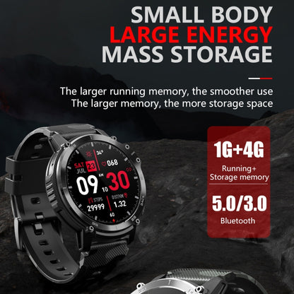 C22 1.6 inch Round Screen Bluetooth Smart Watch, Support Health Monitoring & 24 Sports Modes