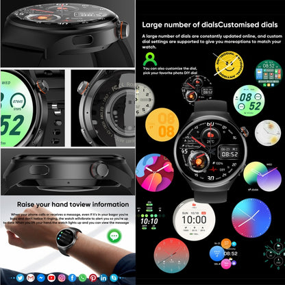 MT26 Smart Watch 1.43 inch AMOLED Bracelet, Support Bluetooth Call / Blood Pressure / Blood Oxygen / Heart Rate