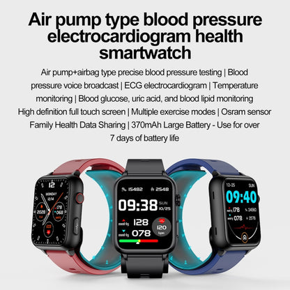 TK63 1.91 Inch Color Screen Air Pump Smart Watch, Supports Blood Pressure Monitoring / ECG